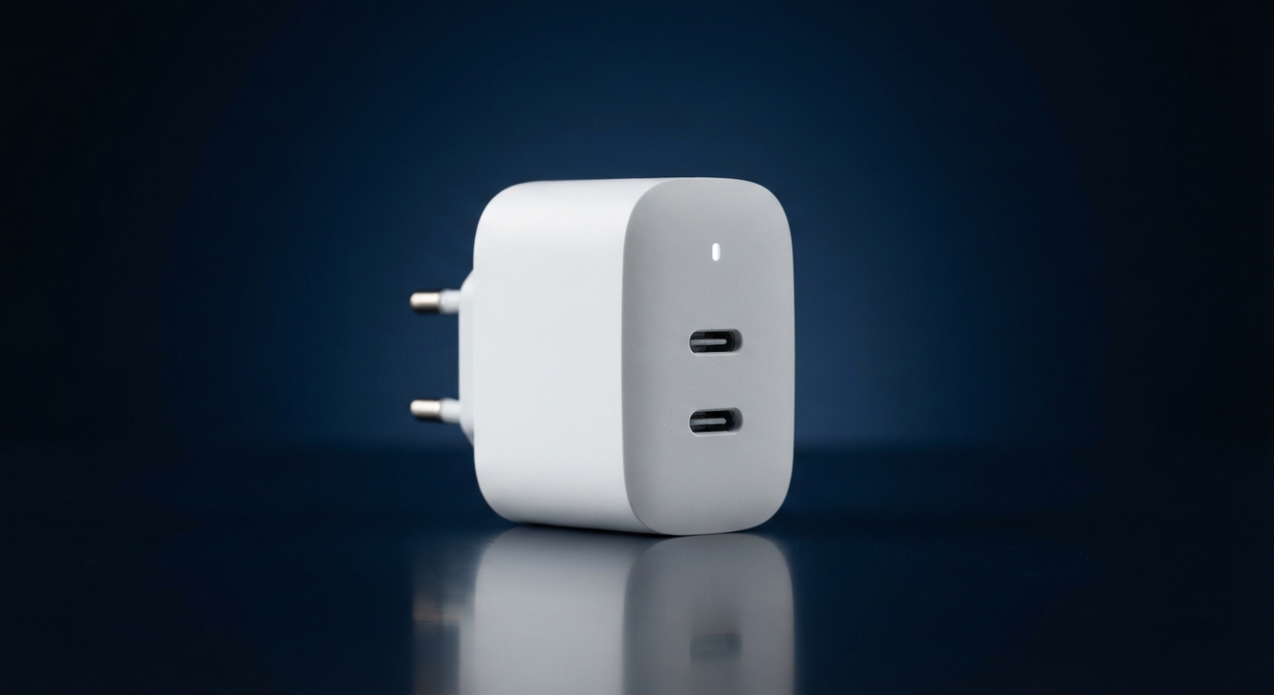 Chargeur GaN 65W 2 ports